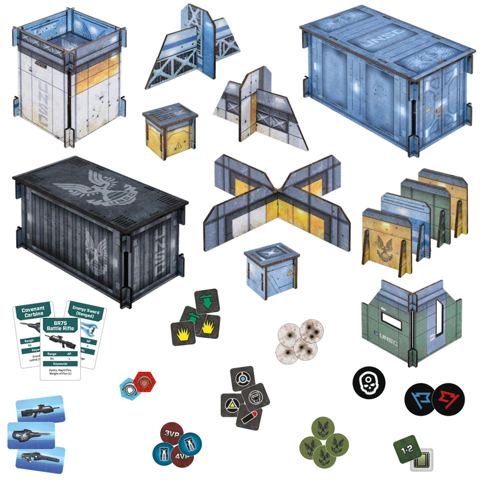 Halo Flashpoint - UNSC Base Terrain Set MGHA109 - Mantic Games 6990₽