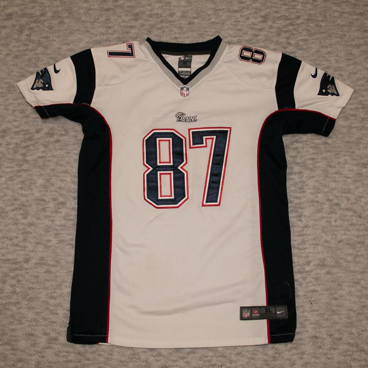 Reebok Patriots Jersey Number 87 Rob Gronkowski Reebok Football