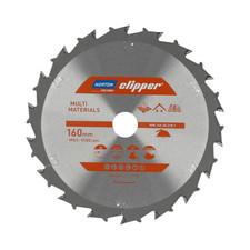 2 x NORTON CLIPPER 160MM MULTI MATERIAL WOOD SAW BLADE  160×3.0/2.0×20 Z18