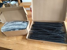 CLEARANCE Binding Wires Size 10mm (3/8") black  & 22mm (7/8") Silver two boxes