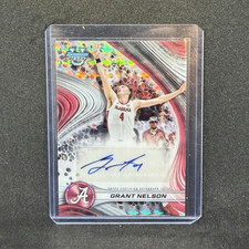 Topps 2024-25 Bowman University Best Grant Nelson refractor #B24-GN Auto 