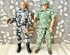 GI Joe Action Figure 12” Lot Of 2 Hasbro Assorted Vintage 1990s Articulated