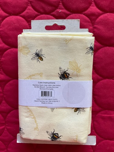 1 Yard Stoff Zuschnitt 100 % Baumwolle BIENENGELB 36" x 44" Quilten 72771 - Bild 2 von 2