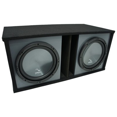 Universal Car Stereo Paintable Ported Dual 15'' Harmony R154 Sub Box Enclosure