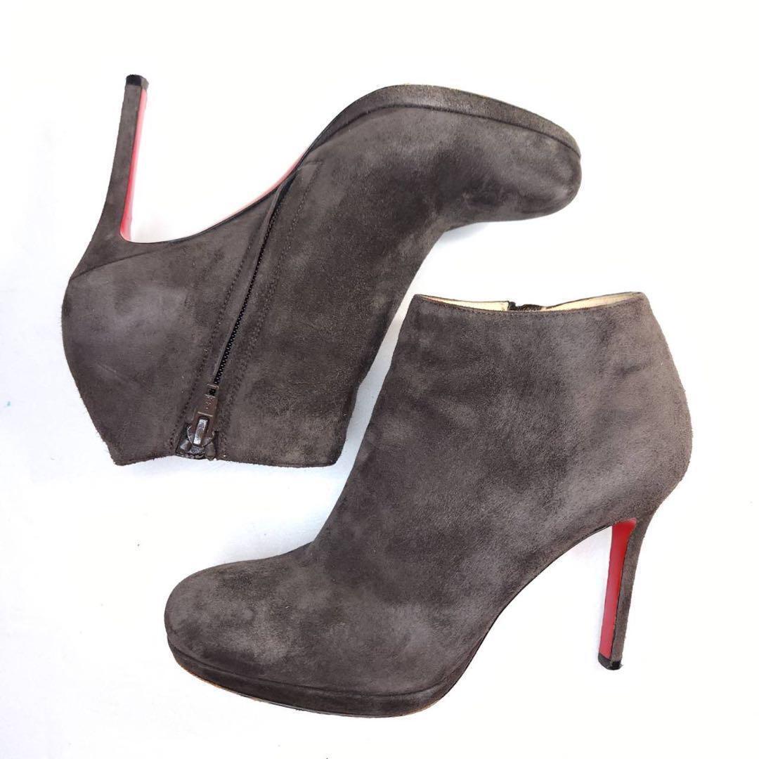 Christian Louboutin Boots Heel EU36.5/US6.5 Short Black Christian Louboutin Boots Heel EU36.5/US6.5 Short Black