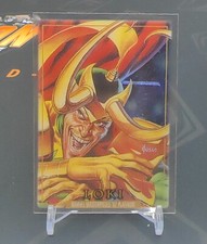 2024 Marvel Masterpieces 92 Platinum Clear Cut #50 LOKI