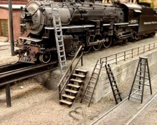 Central Valley Model Works  ~ HO Scale ~ New 2025 ~ Steps & Ladders Set ~ 1602