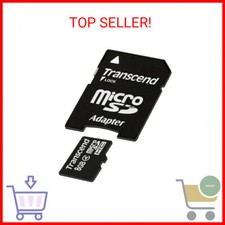Transcend 8 GB microSDHC Flash Memory Card TS8GUSDHC4