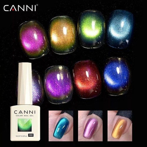 CANNI Hema Free Nail Gel Nail Polish Starry Sky Cat Eye 9ml Gel Nail Varnish - Picture 6 of 33