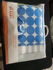 Giggle Baby Dots Collection 3-Piece Crib Bedding, Standard Crib Size NEW