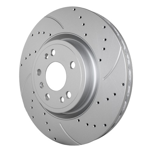Front Drilled Disc Brake Rotors Set for Mercedes-Benz GLE300d GLE350 ML250 ML350 - Picture 4 of 7