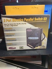 Original Belkin F1U125-KIT Bitronics-2-Port Parallel Switch Kit New