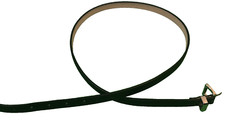 Gap Gen Cow Leather Belt Women's Size L Black Classy Work 43" Long Soft Supple