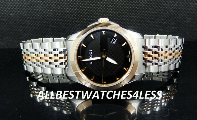 Gucci G-Timeless 27 mm Rose Gold and 