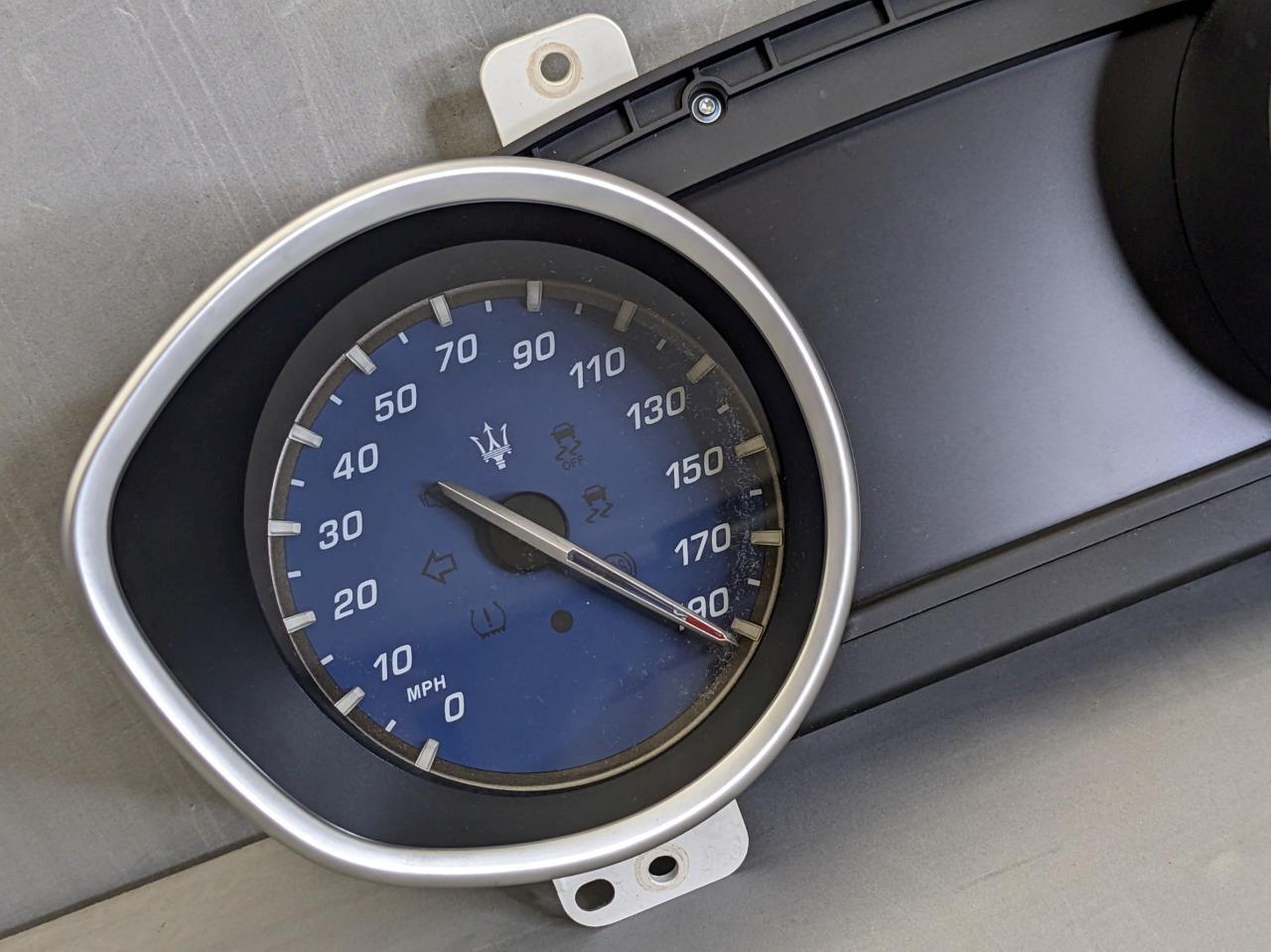 OEM 2015-2017 Maserati Ghibli M157 190mph Speedometer Gauge Cluster 670031671