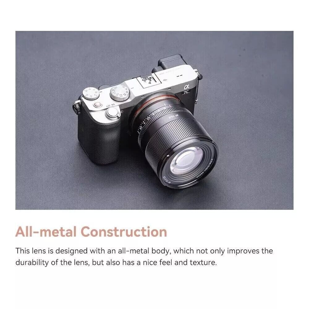 Objectif autofocus plein format 75 mm F2 compatible avec Sony E-Mount