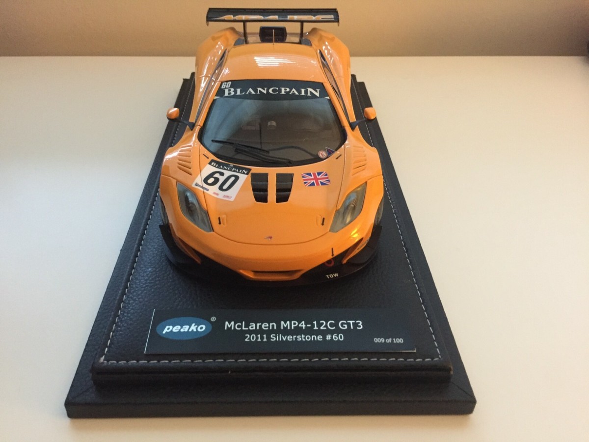 マクラーレン  MP4-12C  peakomodel 1/43 Peako #4304MB Mclaren MP4-12C GT3 Matt Black | eBay
