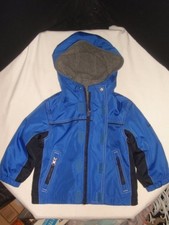 CARTER'S BOYS 3-JACKETS-IN-ONE BLUE/GRAY NYLON/FLEECE SZ. 2T