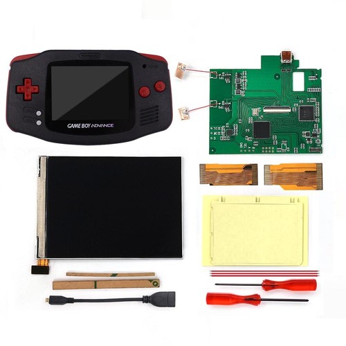 GBA V2 IPS Backlight LCD HDMI-Compatible Output Retro Pixel Kit+Colorful Buttons - Picture 46 of 70