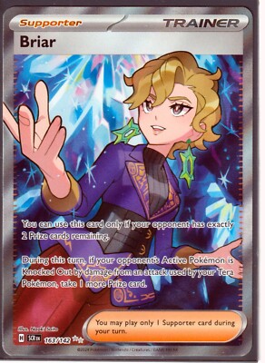 BRIAR 163/142 STELLAR CROWN POKEMON-FULL ART Trainer -ULTRA RARE- HOLO | eBay BRIAR 163/142 STELLAR CROWN POKEMON-FULL ART Trainer -ULTRA RARE- HOLO | eBay