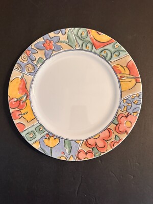 Corelle WATERCOLORS Fruit Floral Dinner Plates 10 3/4''
