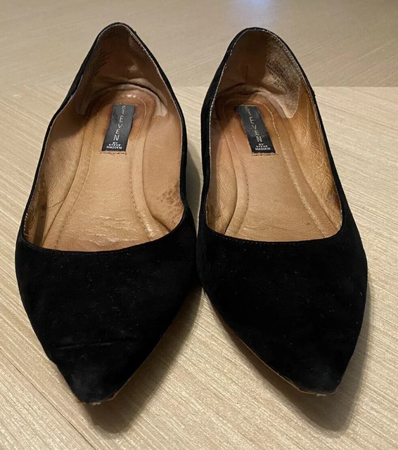 steve madden black flat shoes