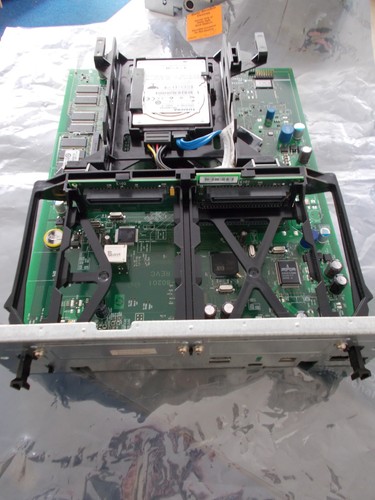 Q7540-60002 HP CP6015 Main Logic Formatter System Board + Festplatte & 512MB Ram