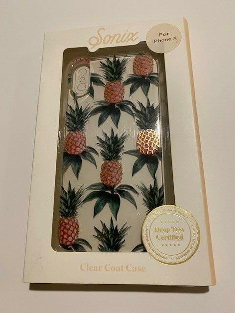 iPhone X Clear Pineapple Cell Phone Case Sonix