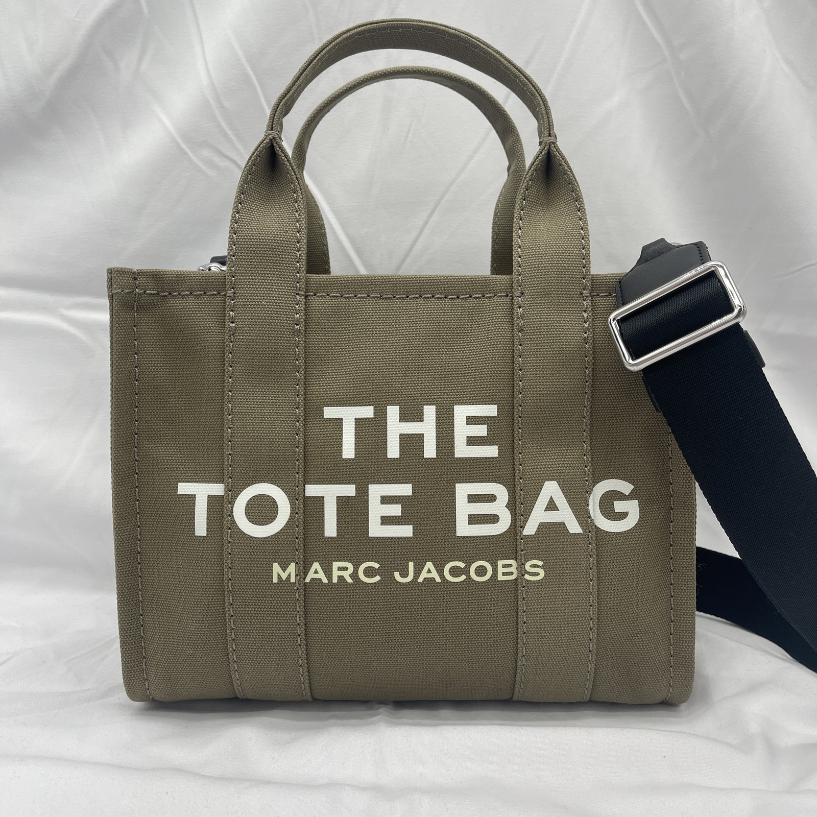 Marc Jacobs Unisex The Canvas Small Tote Bag Slate Green