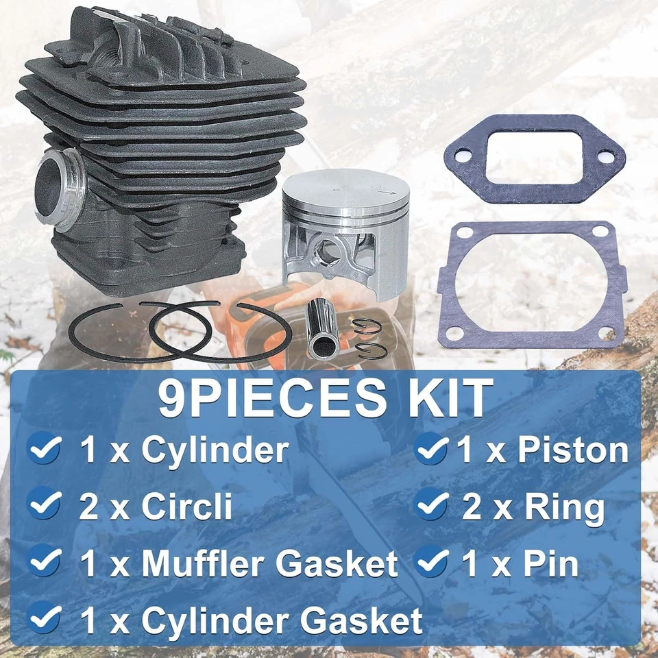 Kit Pistone Cilindro 54Mm per Stihl MS660 066 MS650 064 Motosega Sostituire 1122 - Immagine 3 di 4
