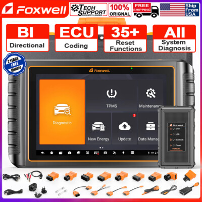 Foxwell GT75 Bi-directional Car OBD2 Scanner Diagnostic Scan Tool E-CU Coding