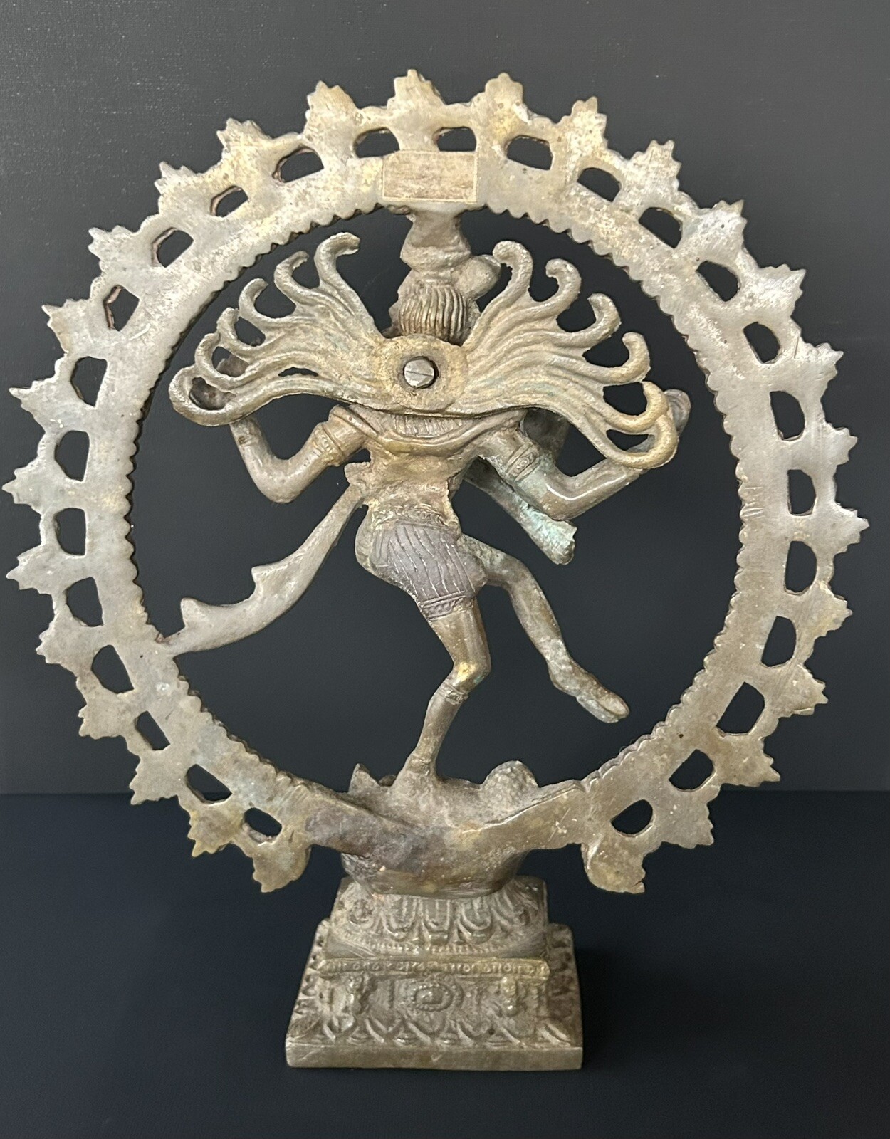LARGE 11” Dancing Hindu God Shiva Nataraja Bronze Statue Sculpture 5 LBS