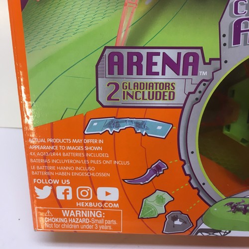 Hexbug Gladiators Battling Robots Arena mit 2 Robotern: Spartera & Medoom NEU NIB - Bild 3 von 11