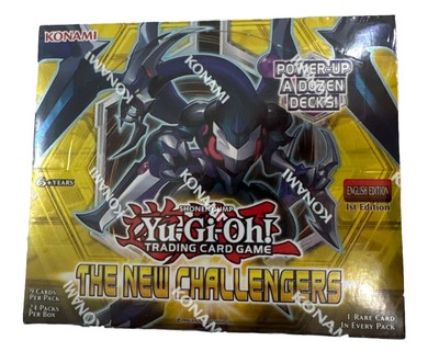 YU-GI-OH THE NEW CHALLENGERS 1st Edition U.S English SEALED BOOSTER BOX YUGIOH