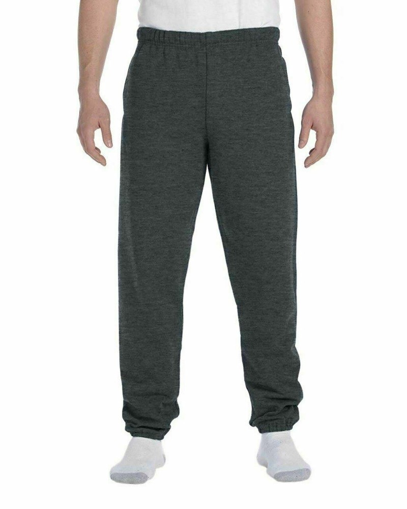 Jerzees 4850P Super Sweats Fleece Pocketed Sweatpants for Men 9.5 oz Nublend Comfort  