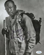 Lennie James Walking Dead Autographed Signed 8x10 Photo ACOA