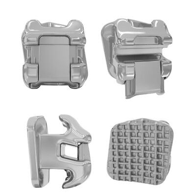 Dental Orthodontic Self-ligating Bracket Brace Metal Roth MBT 022