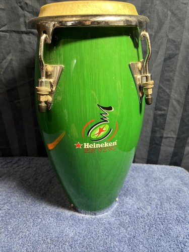 11” Latin Percussion LP Conga Drum. Heineken EN VIVO. Green S4 - Picture 6 of 11