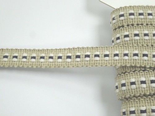 Upholstery Gimp Braid Trim in 8 Colours 19mm Wide - Mosaic Tile Style - Picture 7 of 10