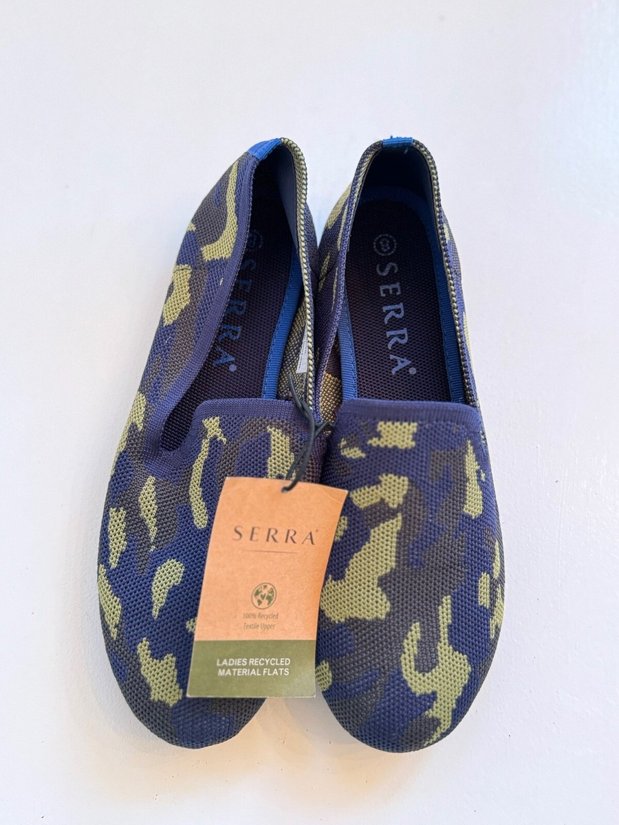 Serra Ladies Recycled Material Flats, Size NEW