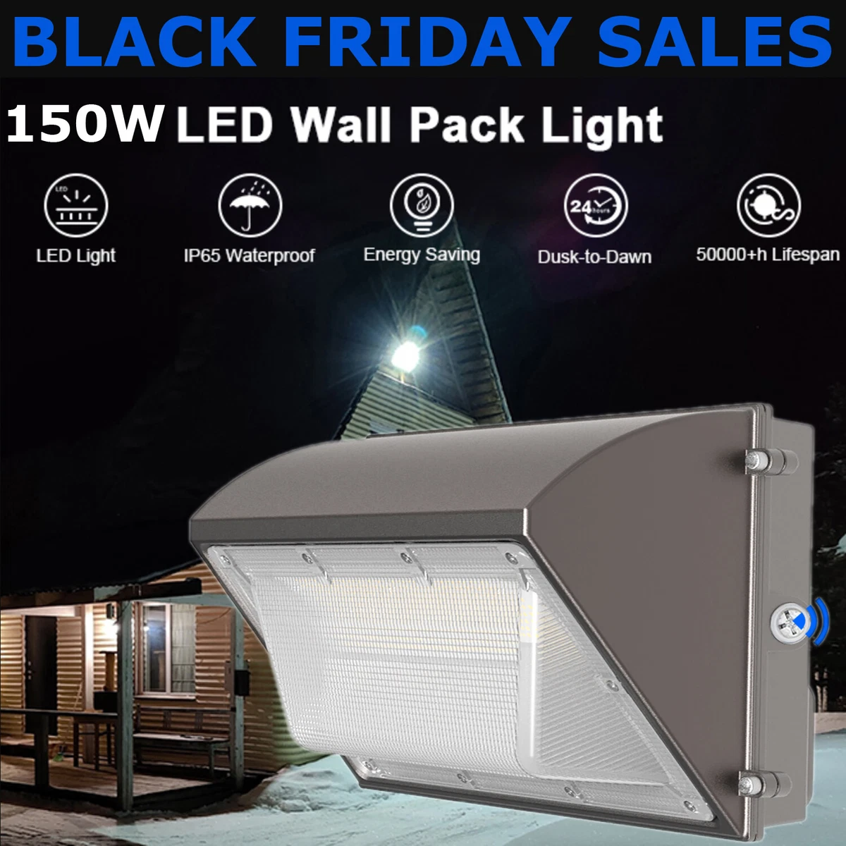 Wall pack with photocell deals