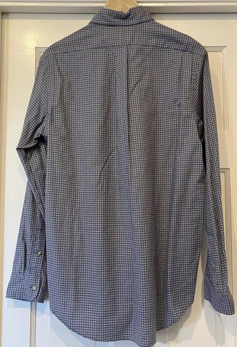 Polo Ralph Lauren MEDIUM Long Sleeve Plaid Cotton Twill Shirt w/ Pony - Picture 5 of 6