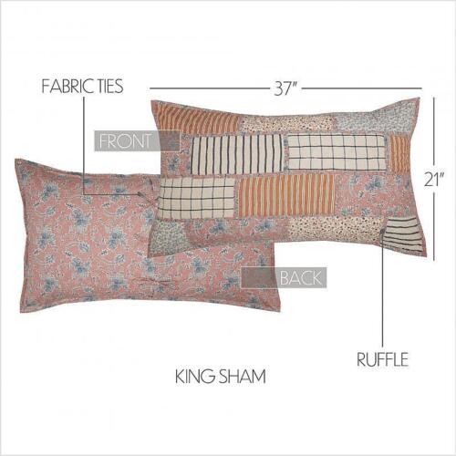 KAILA QUILT SET/ACCESSORIES. CHOOSE SIZE & ACCESSORIES. VHC BRANDS - Picture 3 of 56