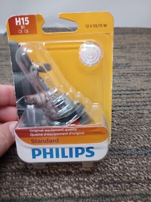 Philips H15B1 Headlight Bulb Standard Single Blister Pack 12 V 55/15 W New