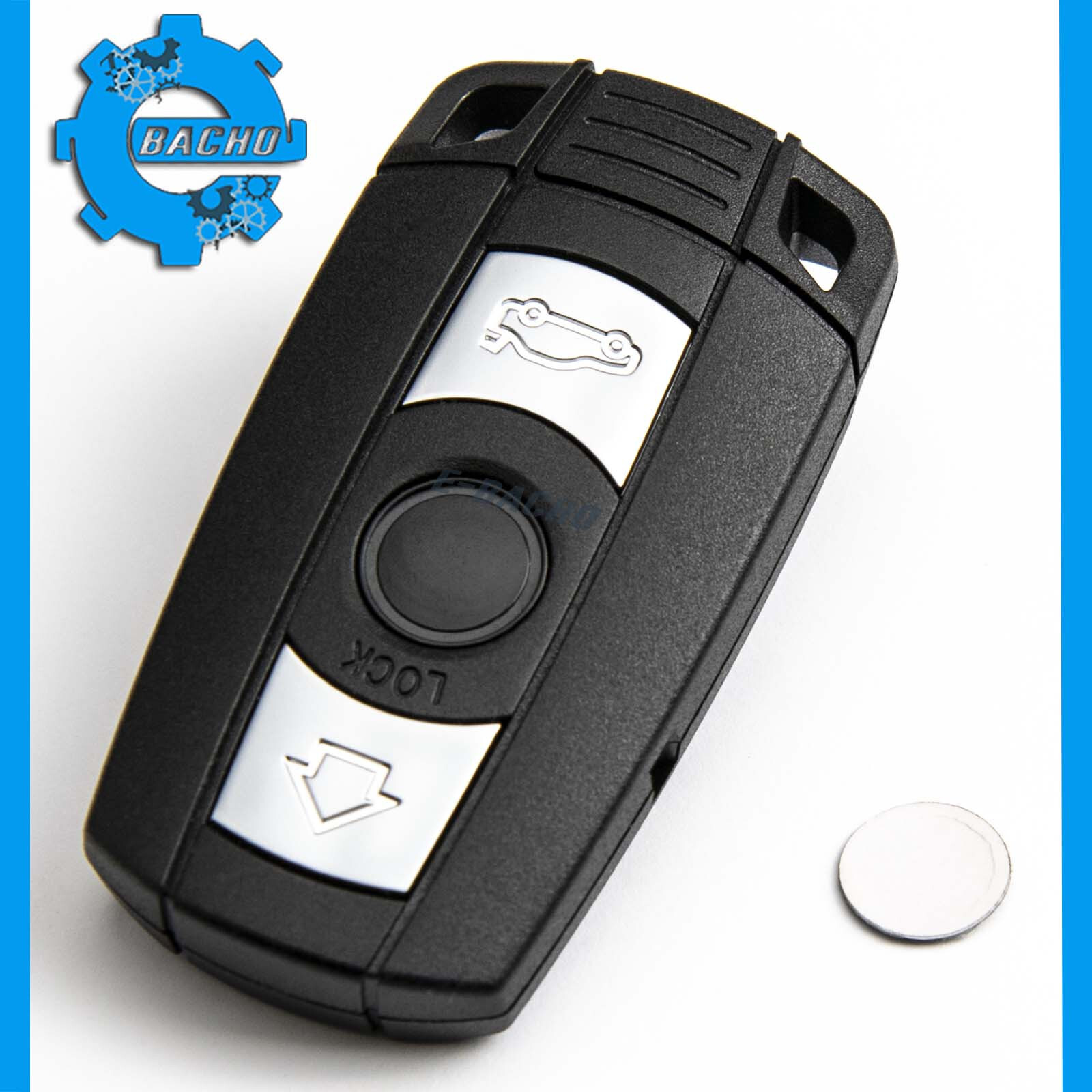 Coque clé BMW E90 E60 E87 - Boîtier télécommande 3 boutons avec pile VL2020 - 2