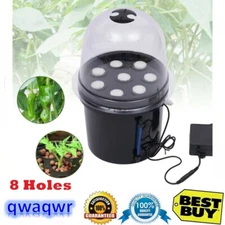 Hydroponics Seedling & Cloning System Aeroponic Propagation Kit 8 Holes