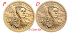 2-coin-set 2025 P D Native American Mary Kawena Pukui Dollar $1