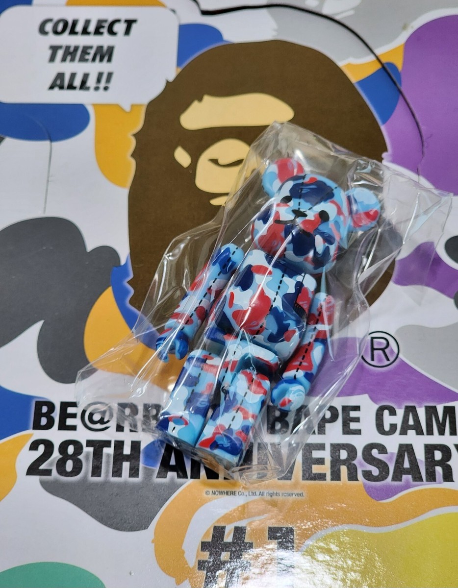 MEDICOM TOY - ＃１　A BATHING APE(R) 28TH ANNIVERSARY A BATHING APE MEDICOM TOY BE@RBRICK BAPE CAMO 28TH