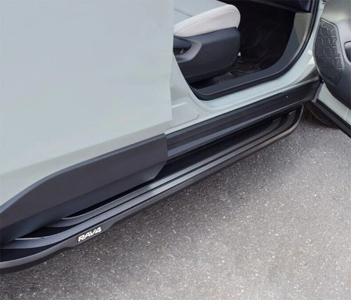 2PCS Fixed Running Boards Side Steps Nerf Bar Fits For RAV4 RAV-4 2019-2025 - Picture 8 of 10