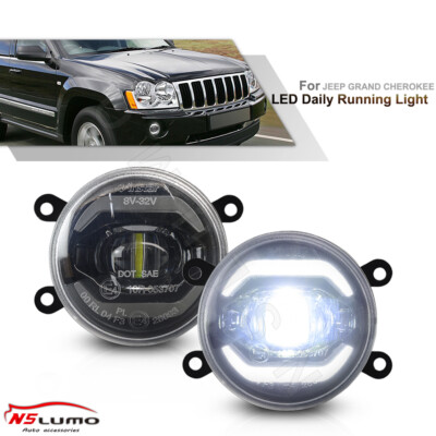 Für Honda Civic Acura TL Jeep Grand Cherokee LED Nebelscheinwerfer Tagfahrlicht